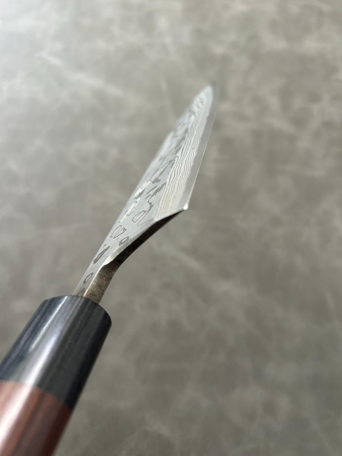 訳あり】 仙助 包丁 出刃 ダマスカス 安来鋼青紙2号 165mm 紫檀