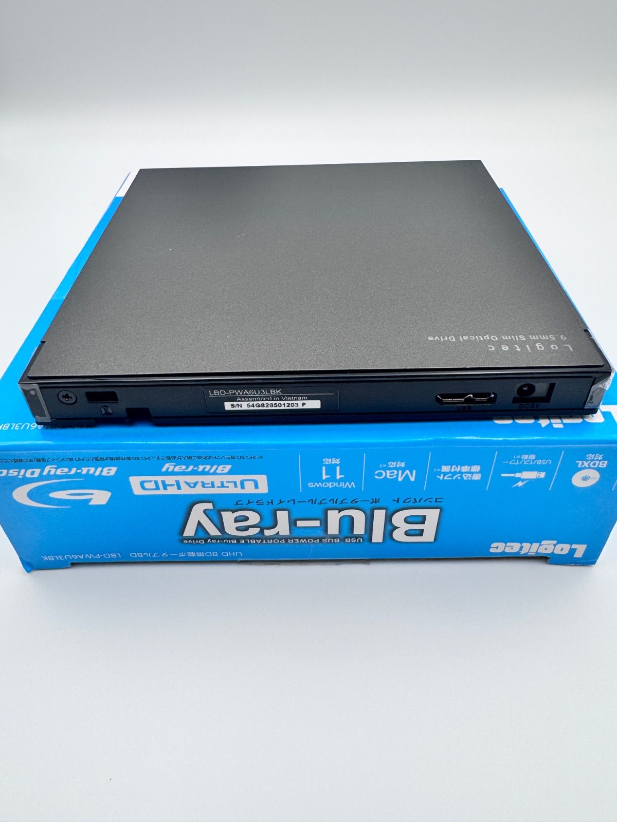 12P1#72 Logitec ポータブルブルーレイ LBD-PWA6U3LBK - メルカリ