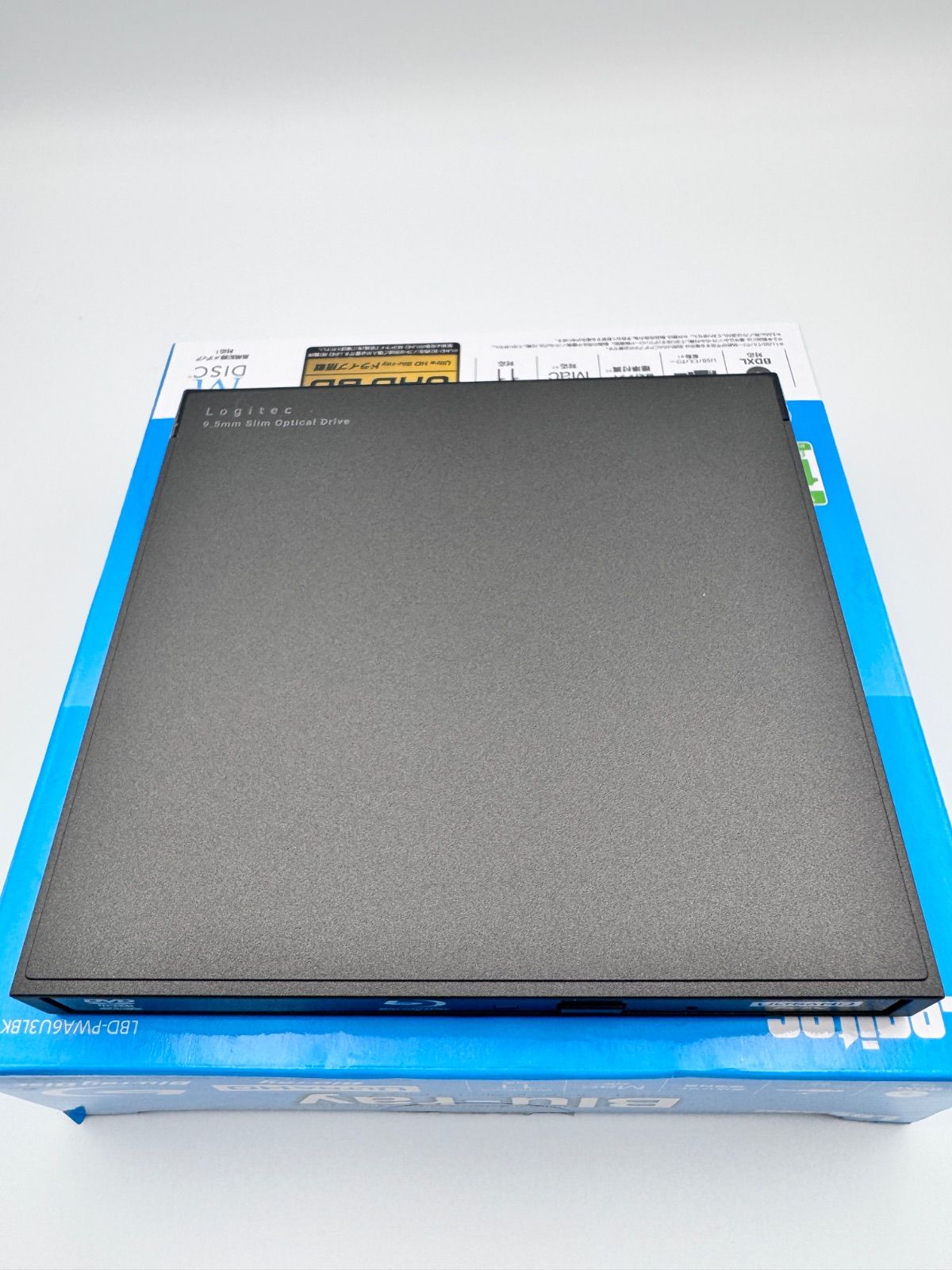 12P1#54 Logitec ポータブルブルーレイ LBD-PWA6U3LBK ロジテック Blu-rayディスクドライブ USB3.0ネイティブ ポータブル