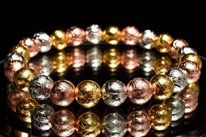 隕石 鉄隕石　アルタイ隕石　 ブレスレット　重さ77ｇ 鑑別書付きアルタイ隕石71.4g 鉄隕石隕石ブレスレット