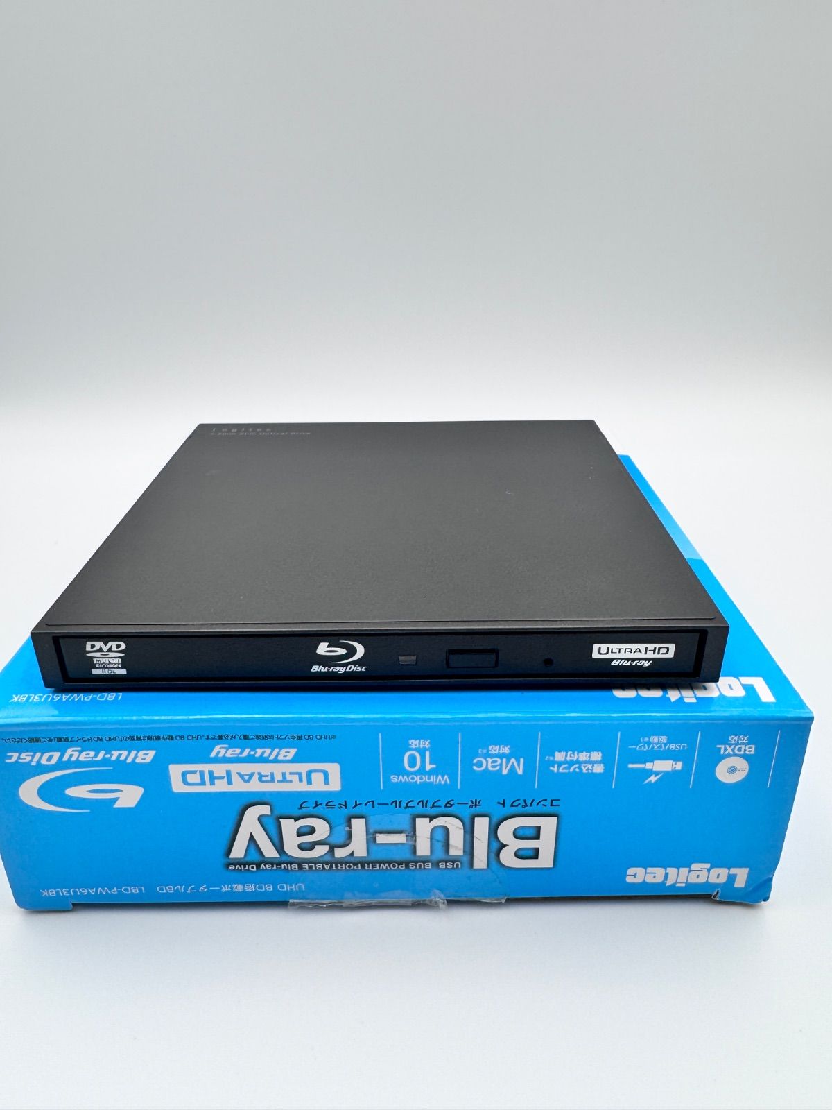 12P1#73 Logitec ポータブルブルーレイ LBD-PWA6U3LBK - メルカリ