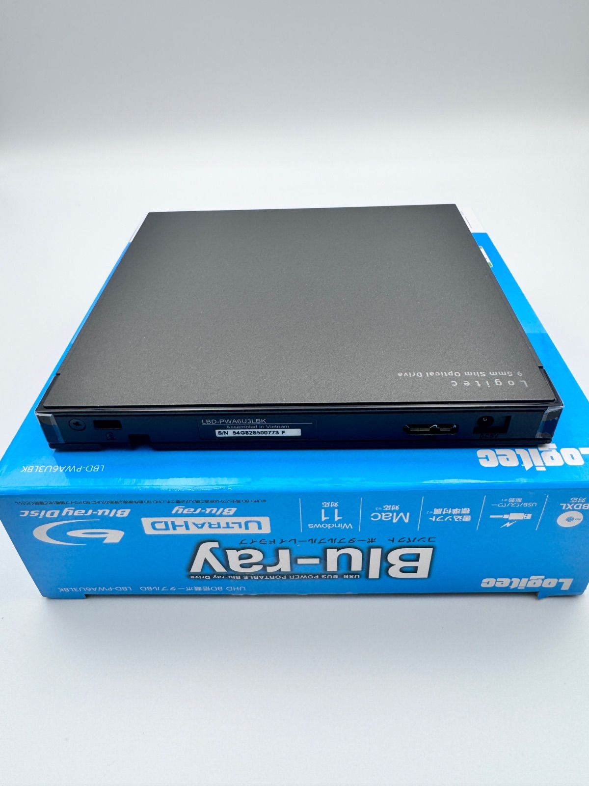 12P1#74 Logitec ポータブルブルーレイ LBD-PWA6U3LBK - メルカリ