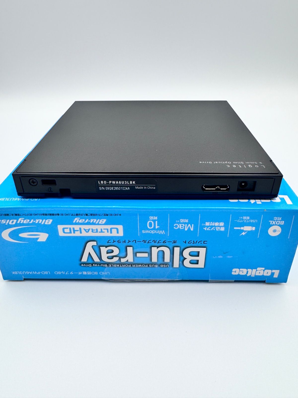 12P1#74 Logitec ポータブルブルーレイ LBD-PWA6U3LBK - メルカリ