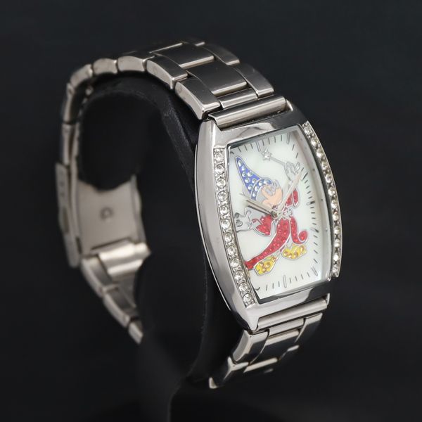 QZ ディズニー ミッキーマウス 石付 0452/3000 シェル文字盤