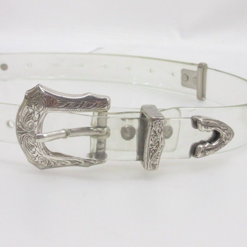 トーガ プルラ TOGA PULLA クリアベルト ウエスタンバックル - メルカリ