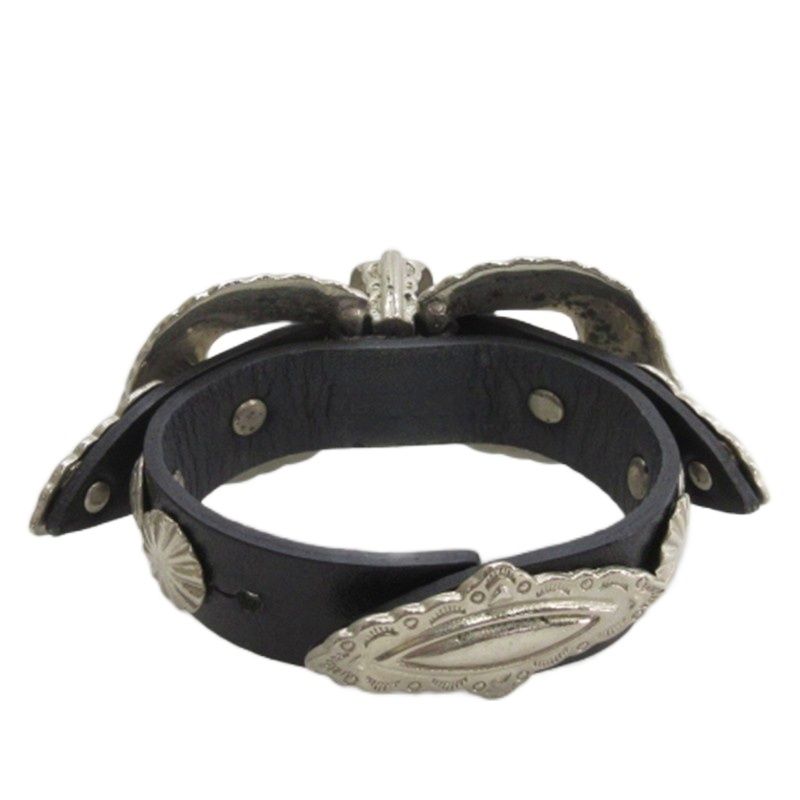 【新品】TOGA / レザーブレスレット / バックル トーガ プルラ TOGA PULLA レザー バングル ウエスタンバックル