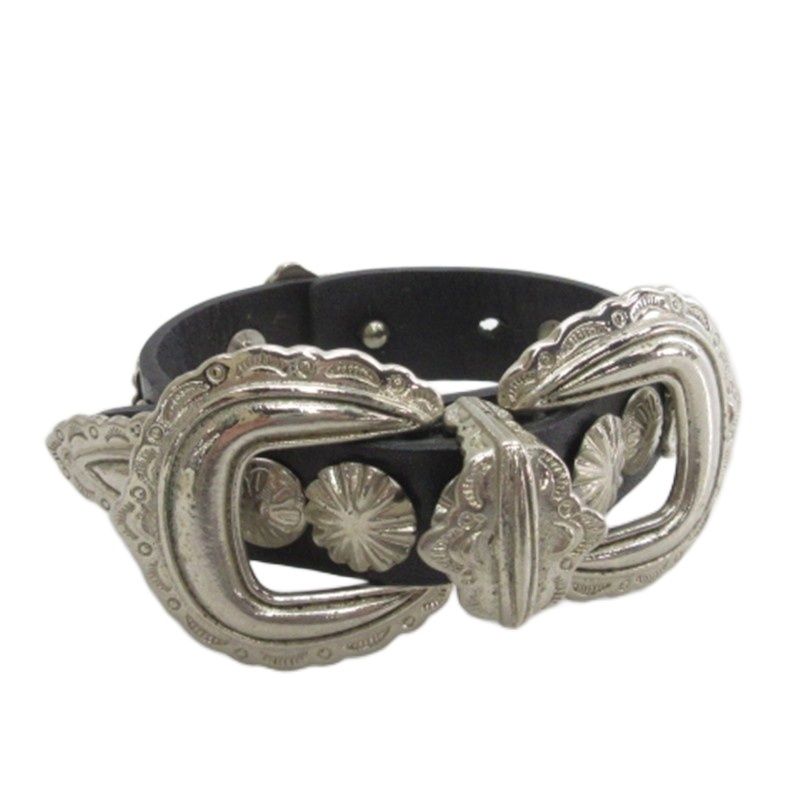 トーガ プルラ TOGA PULLA レザー バングル ウエスタンバックル