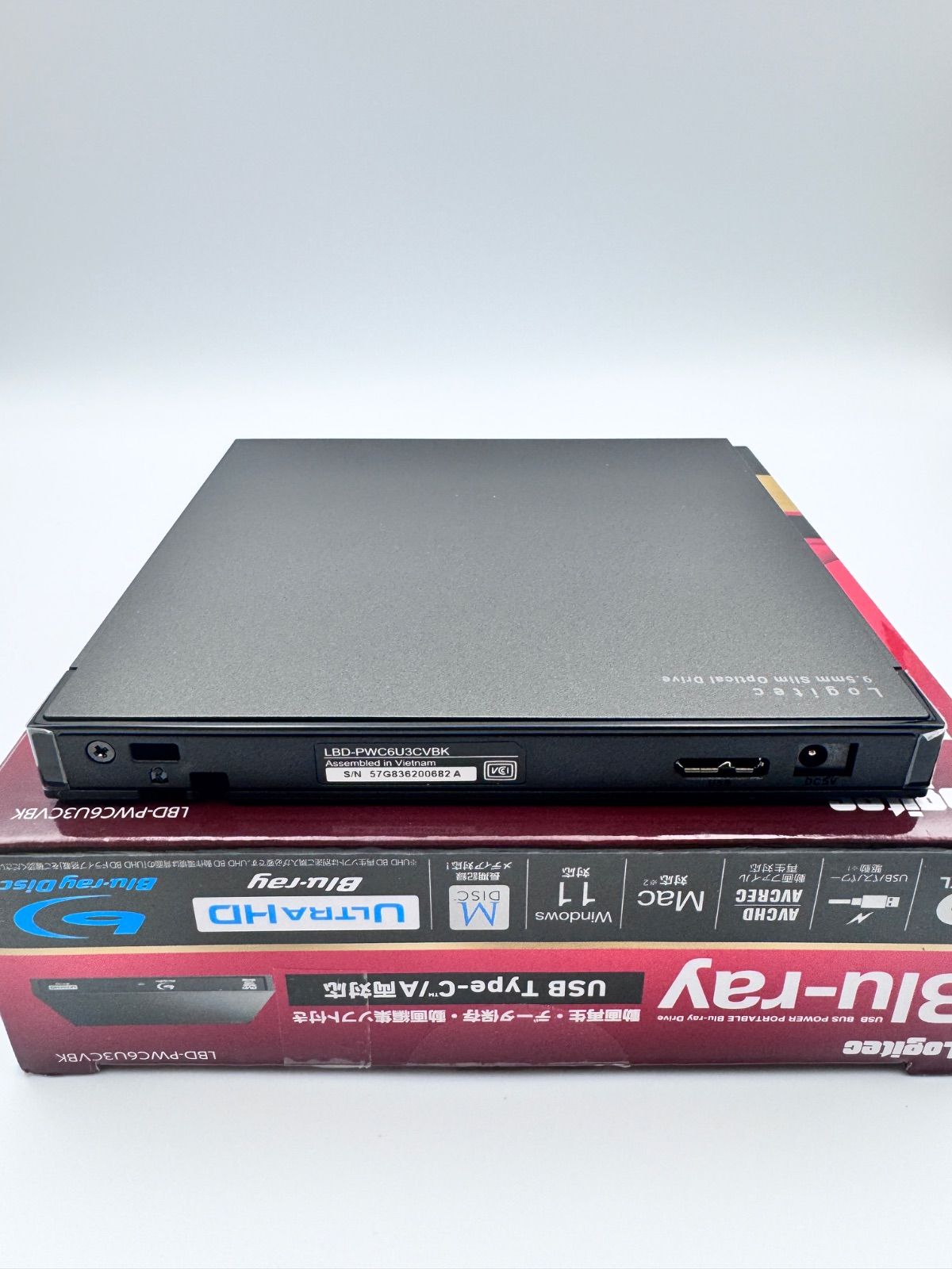 12P1#75 Logitec Blu-rayドライブLBD-PWC6U3CVBK - メルカリ