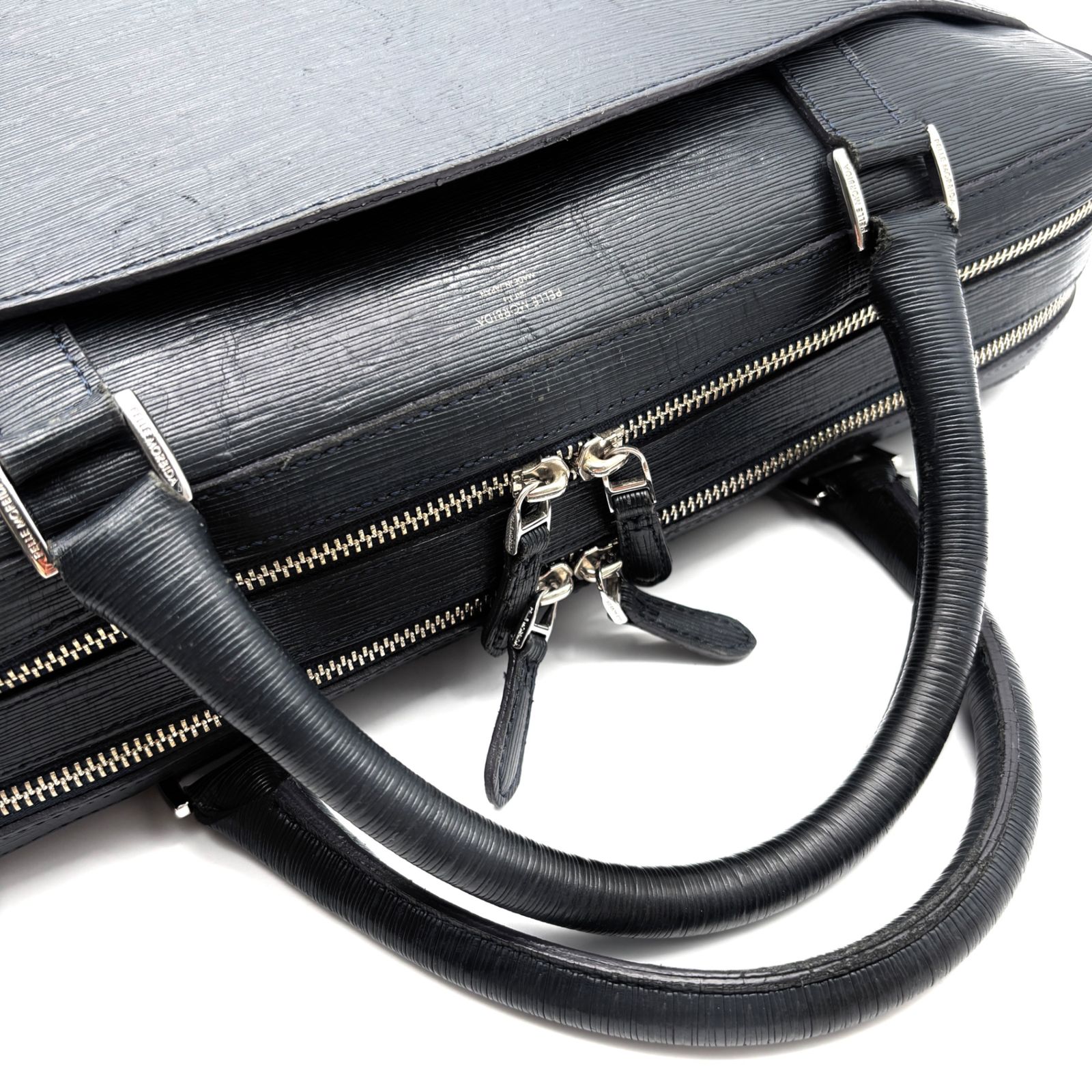 美品 PELLE MORBIDA ペッレモルビダ キャピターノ ブリーフケース