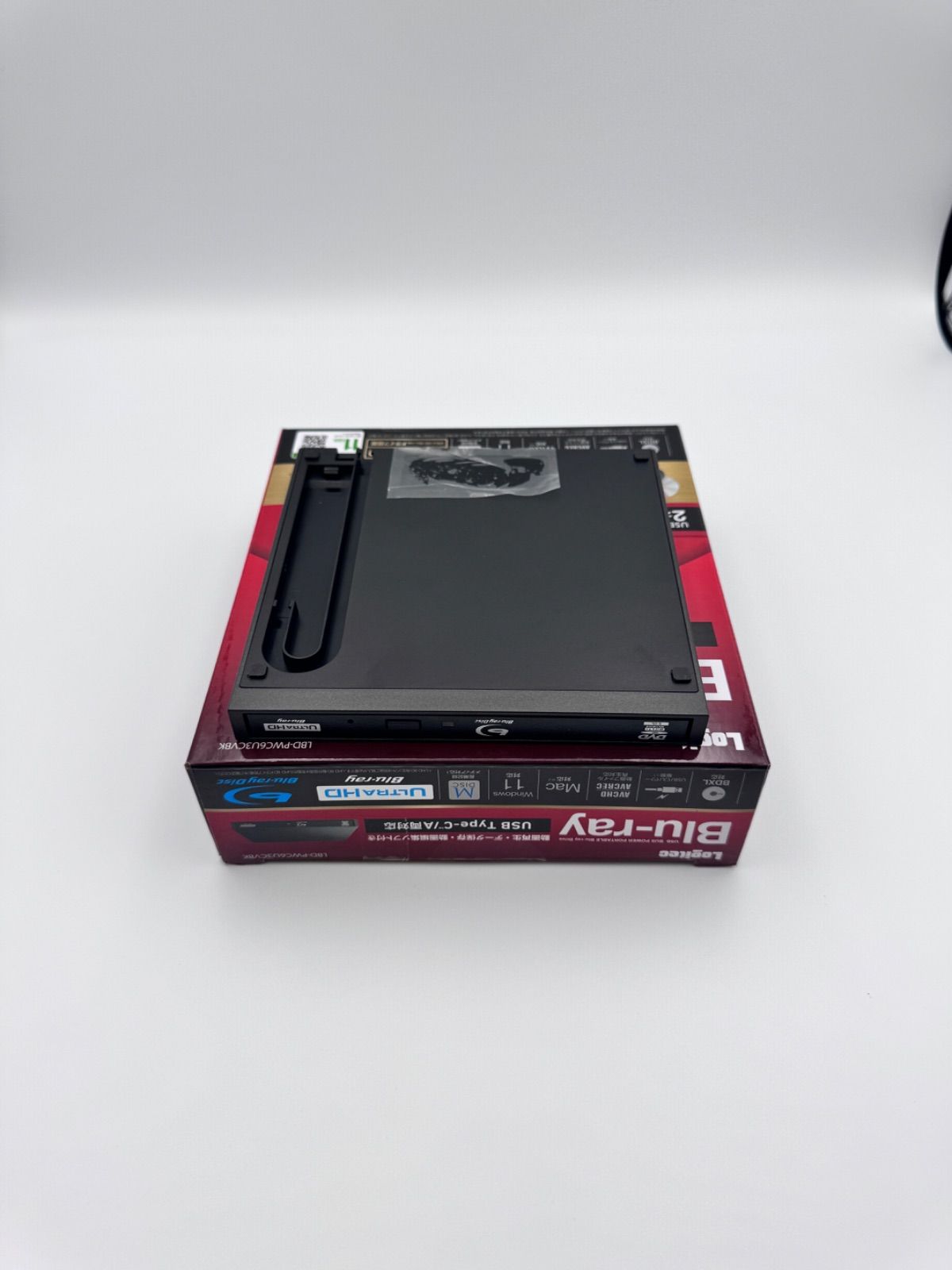 12P1#75 Logitec Blu-rayドライブLBD-PWC6U3CVBK - メルカリ