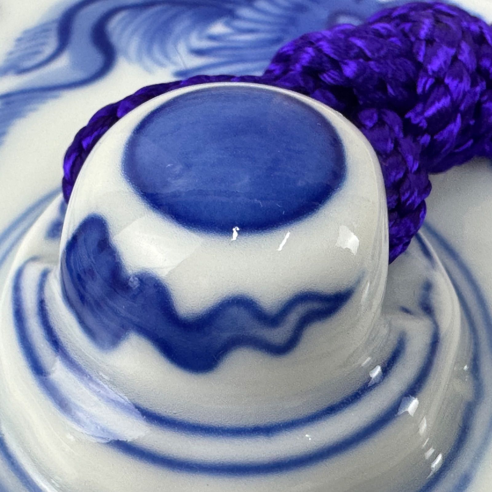 DA148 宮内庁御用達十四代 辻常陸 文鎮 染付龍鳳凰文 - メルカリ