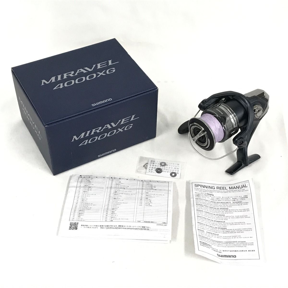 SHIMANO シマノ MIRAVEL ミラベル 4000XG 釣り用品 リール スピニング
