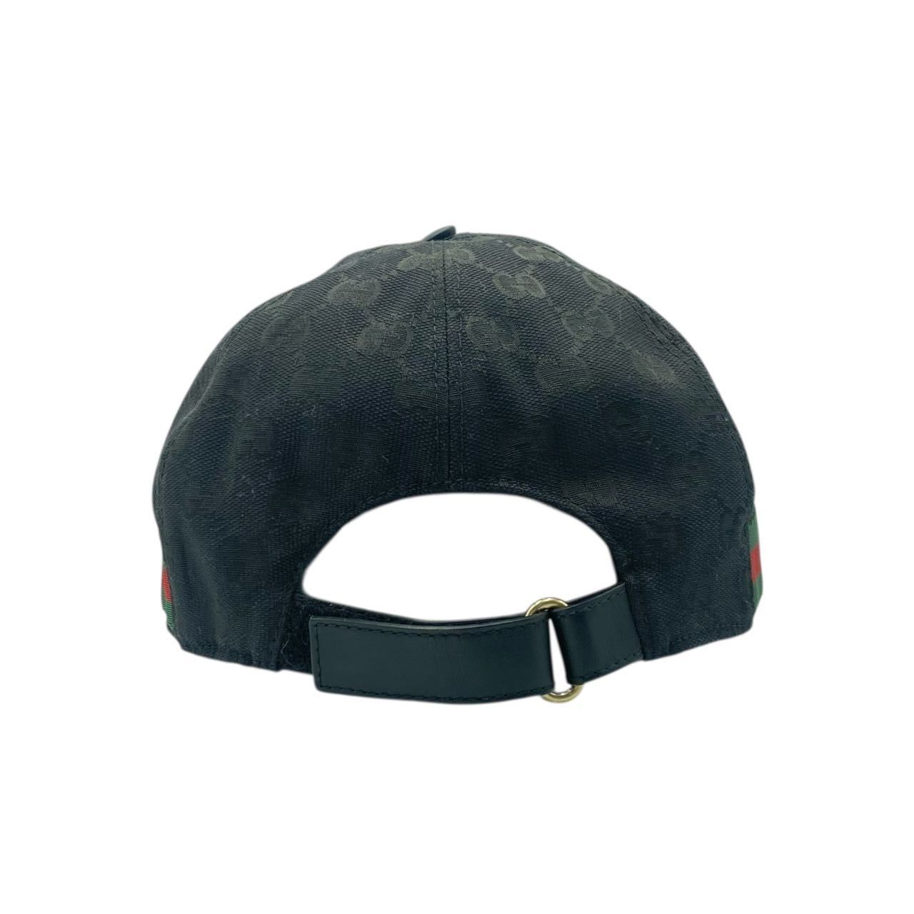 □ GUCCI グッチ 200035 601564 GGキャンバス シェリーライン キャップ