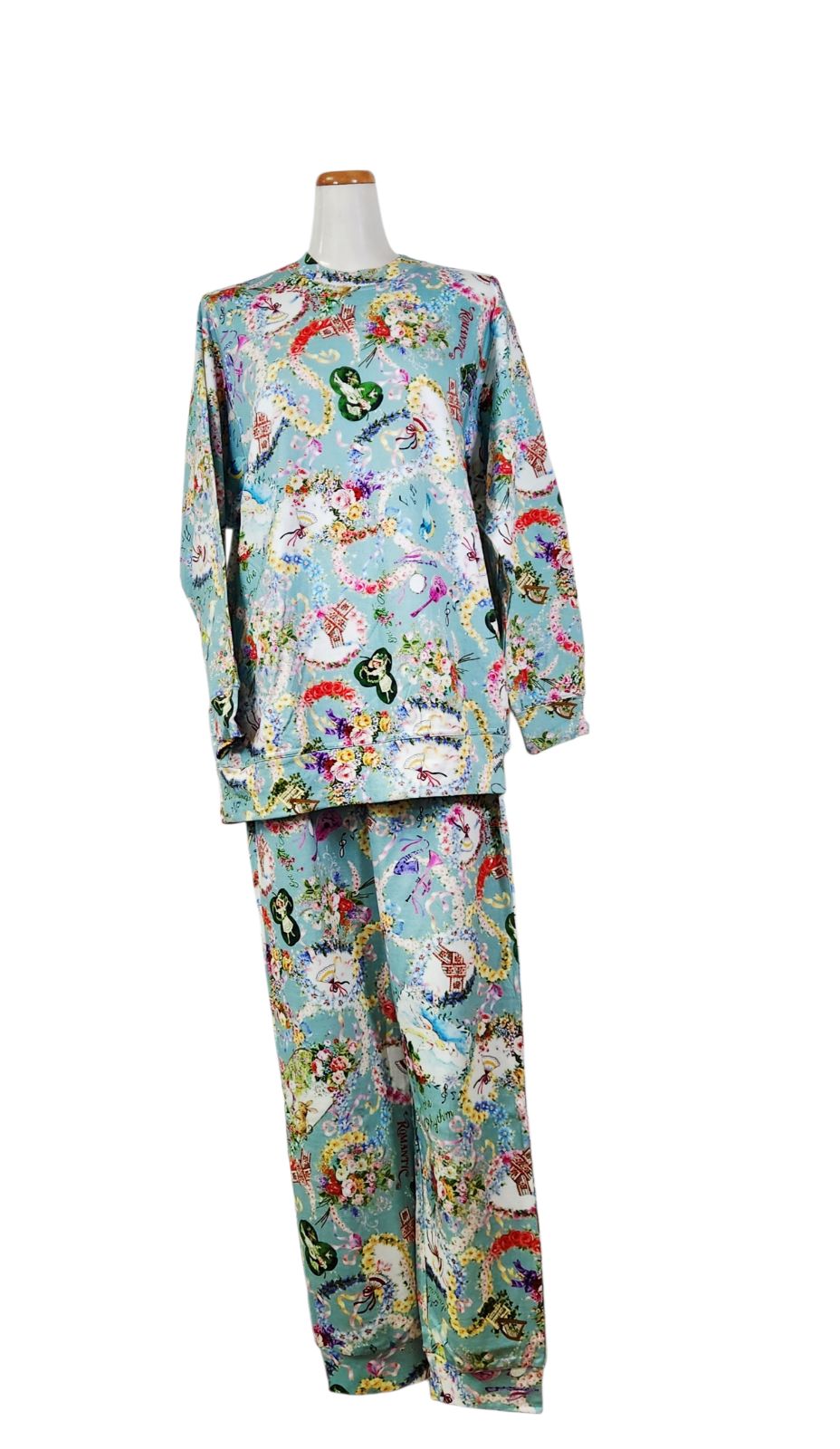 鴨居羊子パジャマ 新品未使用‼️TUNIC 長袖トレーナーパジャマ 40接結