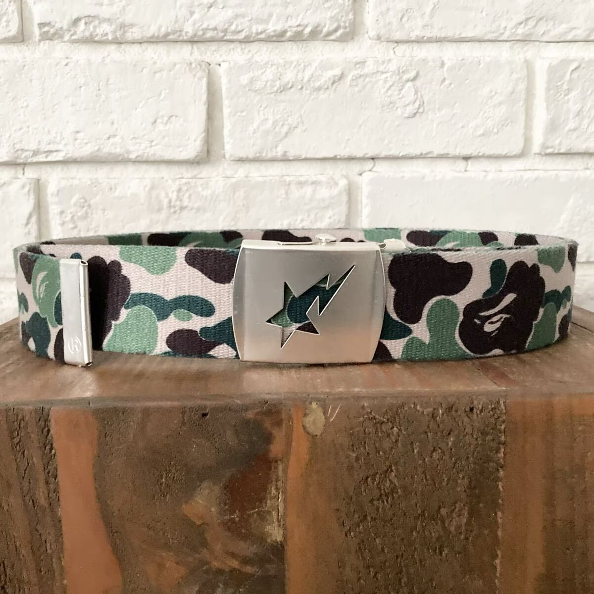 BAPE STA GI ベルト ABC CAMO Green a bathing ape star belt ガチャ