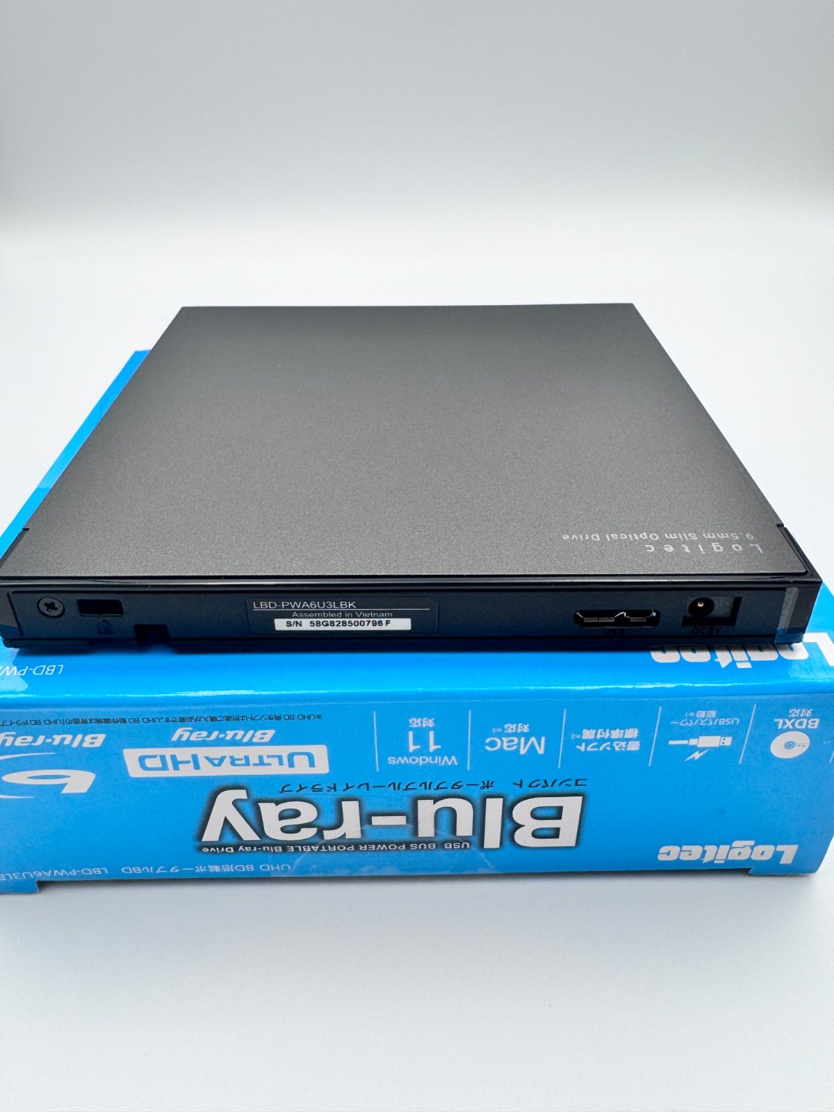 12P1#76 Logitec ポータブルブルーレイ LBD-PWA6U3LBK - メルカリ