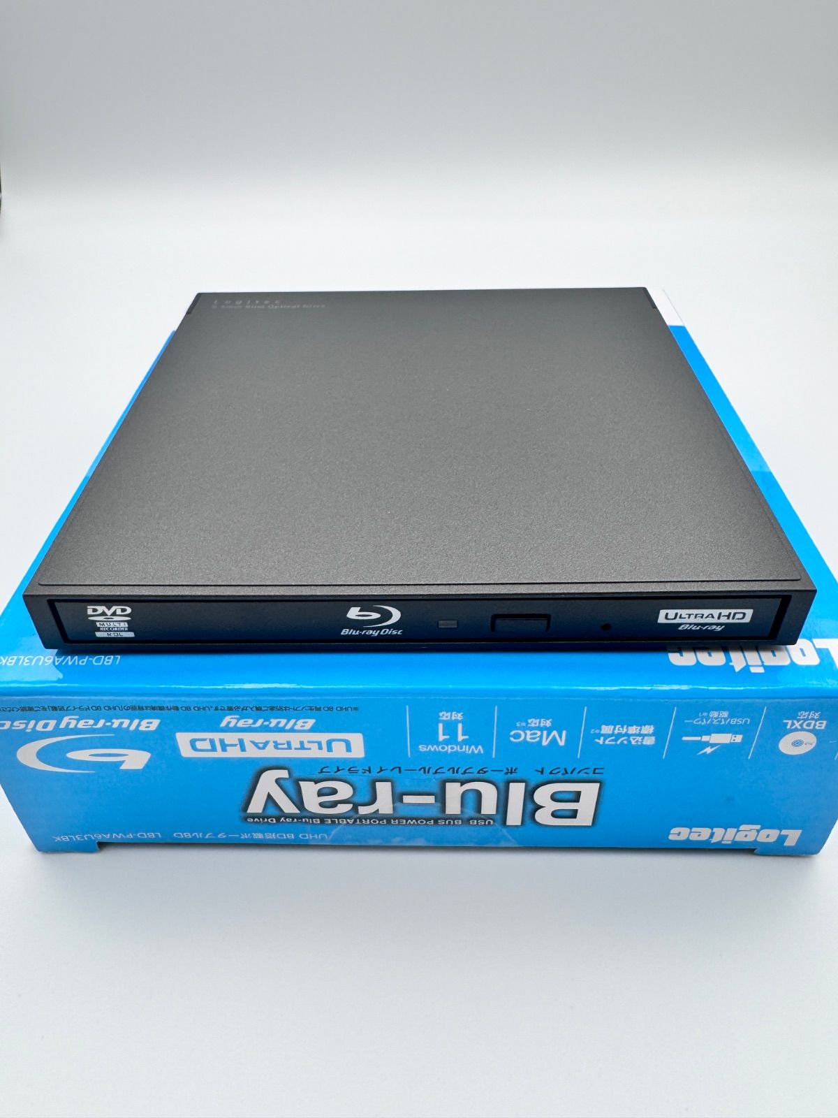 12P1#76 Logitec ポータブルブルーレイ LBD-PWA6U3LBK - メルカリ