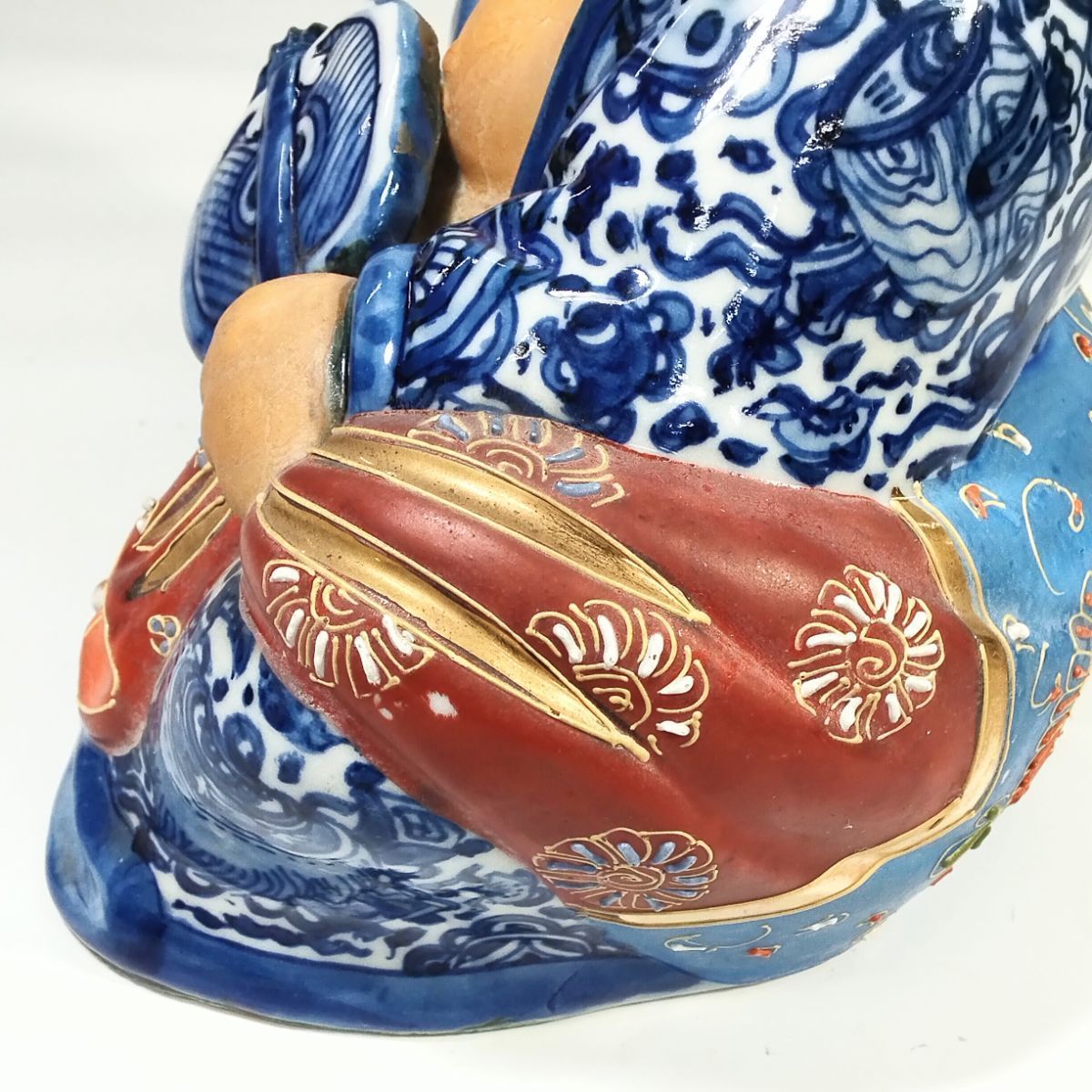 九谷焼 七福神 布袋様 染め付け 縁起物 《NO 01167》 - メルカリ