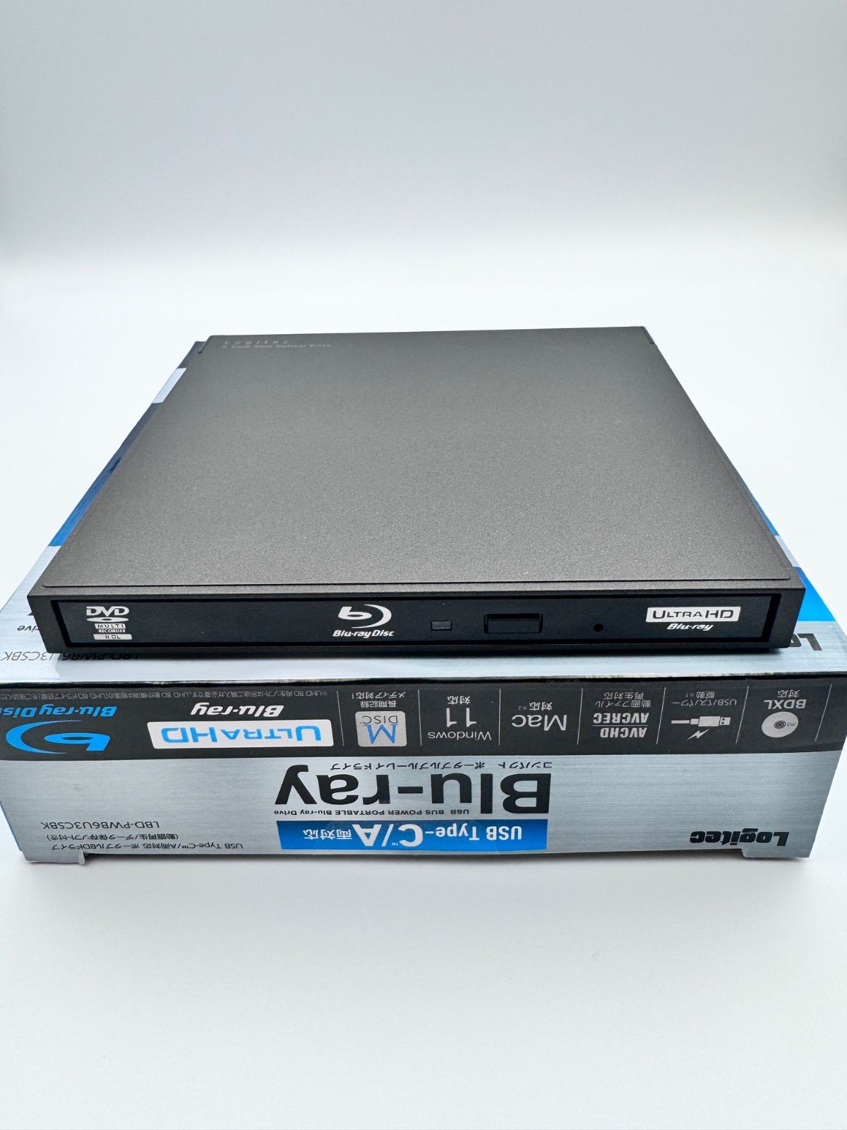 12P1#50Logitec Blu-rayドライブLBD-PWB6U3CSBK LBD-PWB6U3CSシリーズ