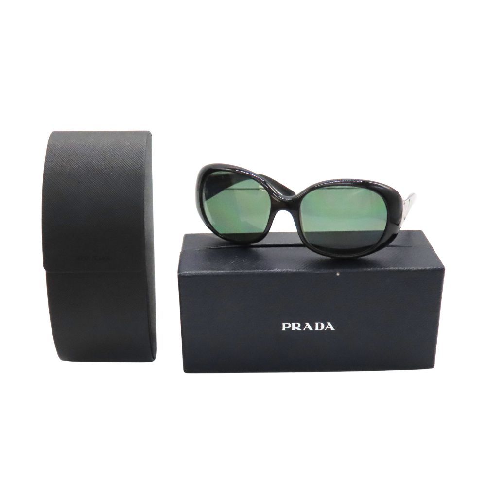 中古】PRADA プラダ サングラス ブラック SPR27L トライアングル