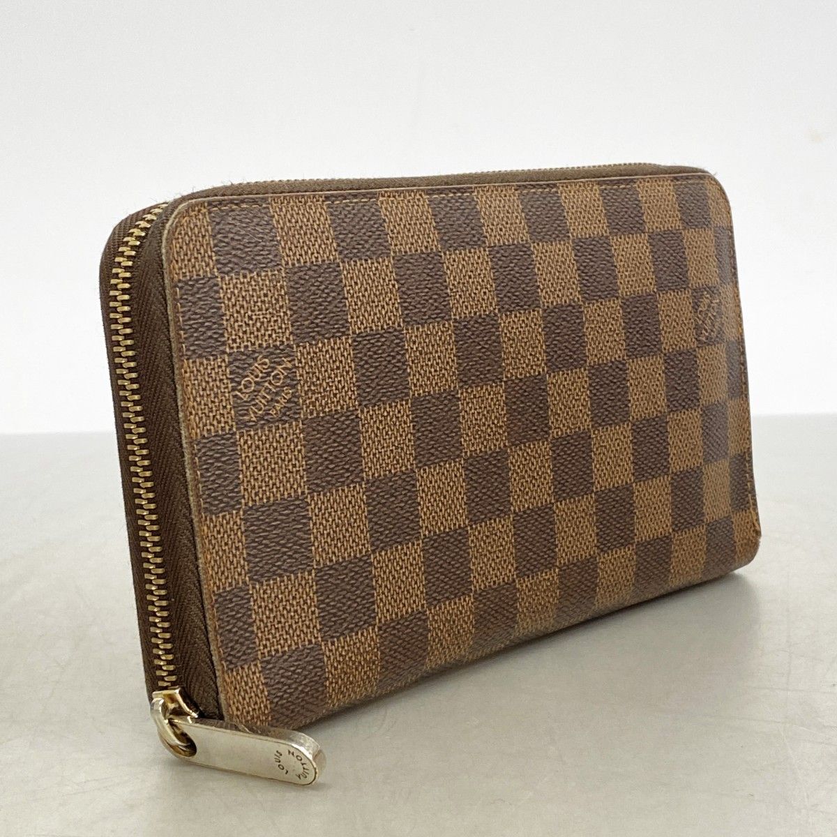 ルイヴィトン【最高級美品】ダミエ　エベヌ　ジッピーオーガナイザー　メンズ　長財布 6ae6317】ルイヴィトン 長財布 ダミエ ジッピーオーガナイザー N60003