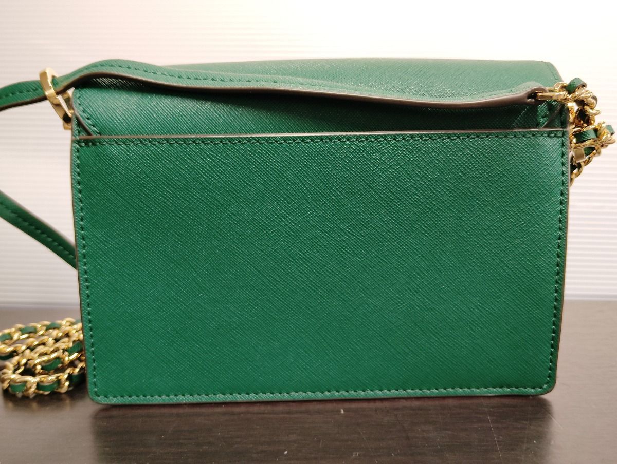 2614N25] Tory Burch トリーバーチ ショルダーバッグ ダークグリーン 