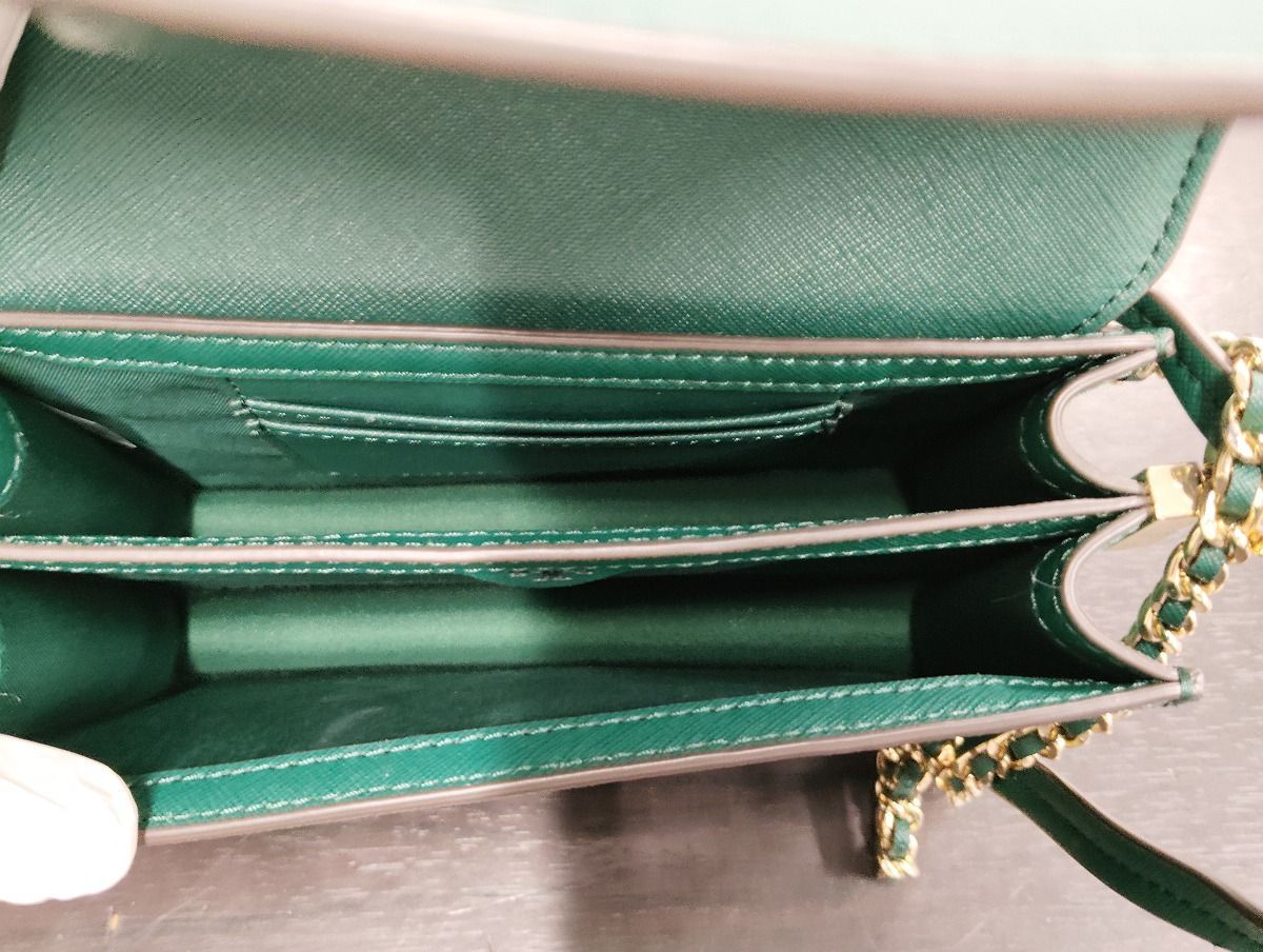 2614N25] Tory Burch トリーバーチ ショルダーバッグ ダークグリーン 