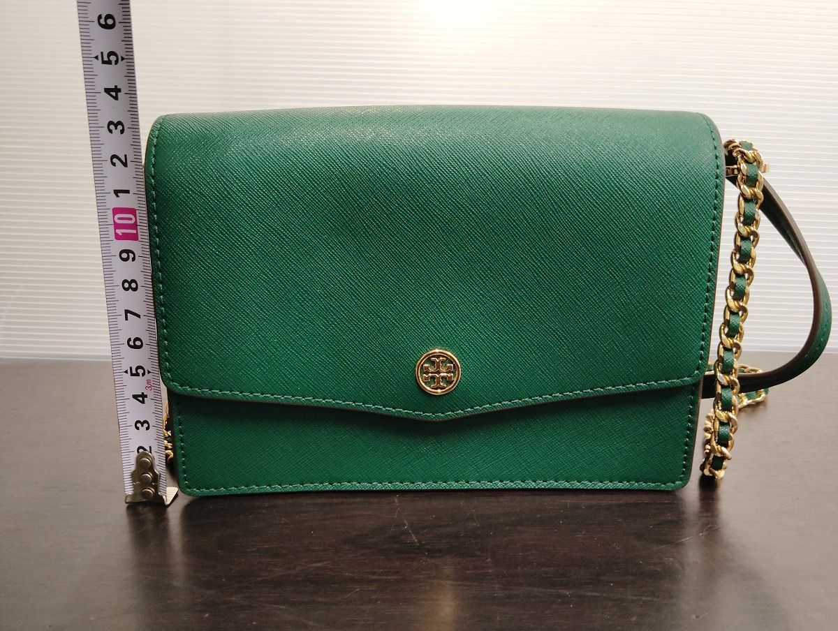 2614N25] Tory Burch トリーバーチ ショルダーバッグ ダークグリーン 