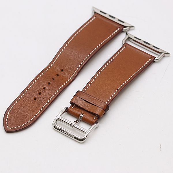 箱付 エルメス Y FS 260 GX アップルウォッチ用 純正ベルト レザー