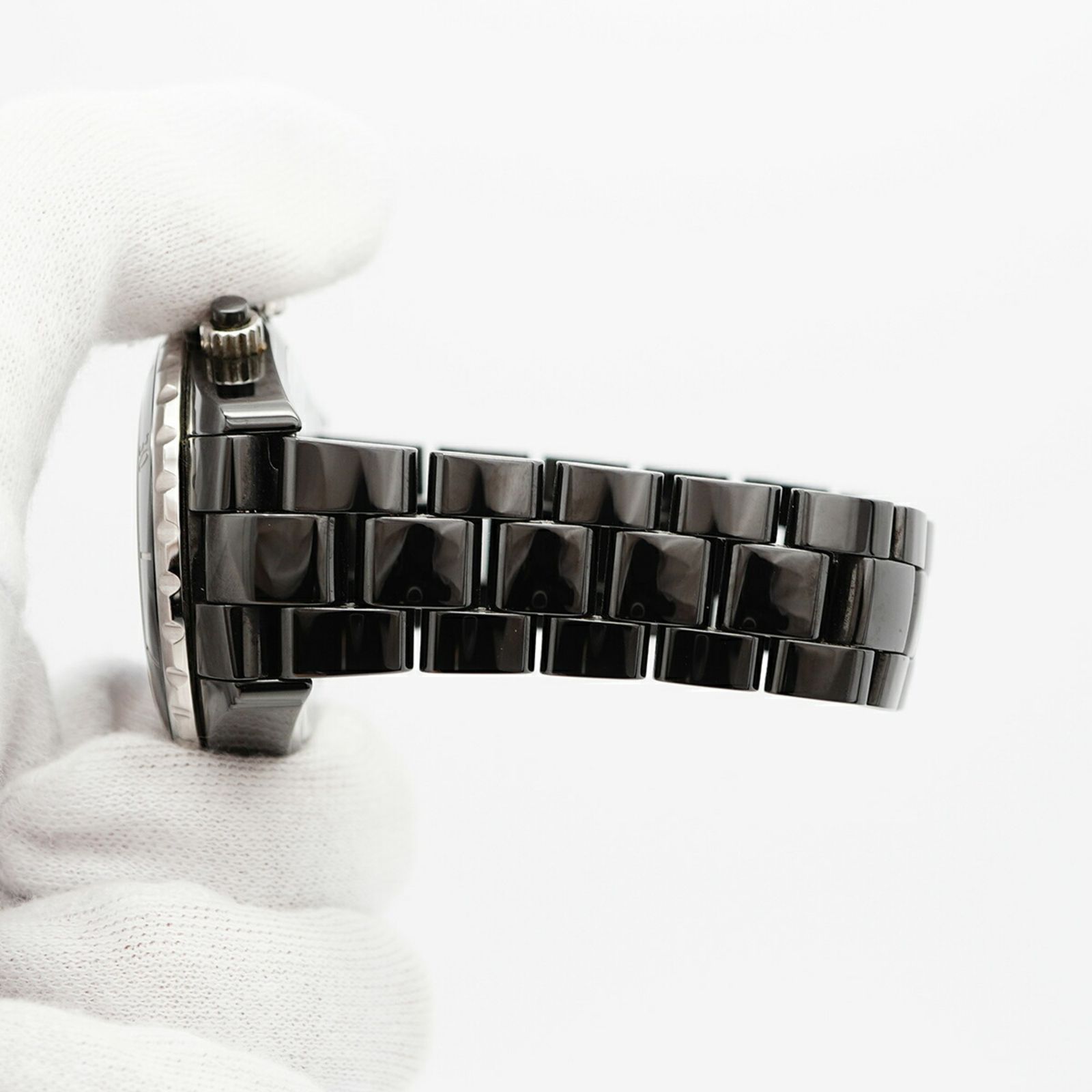 黒文字盤腕時計 メンズ