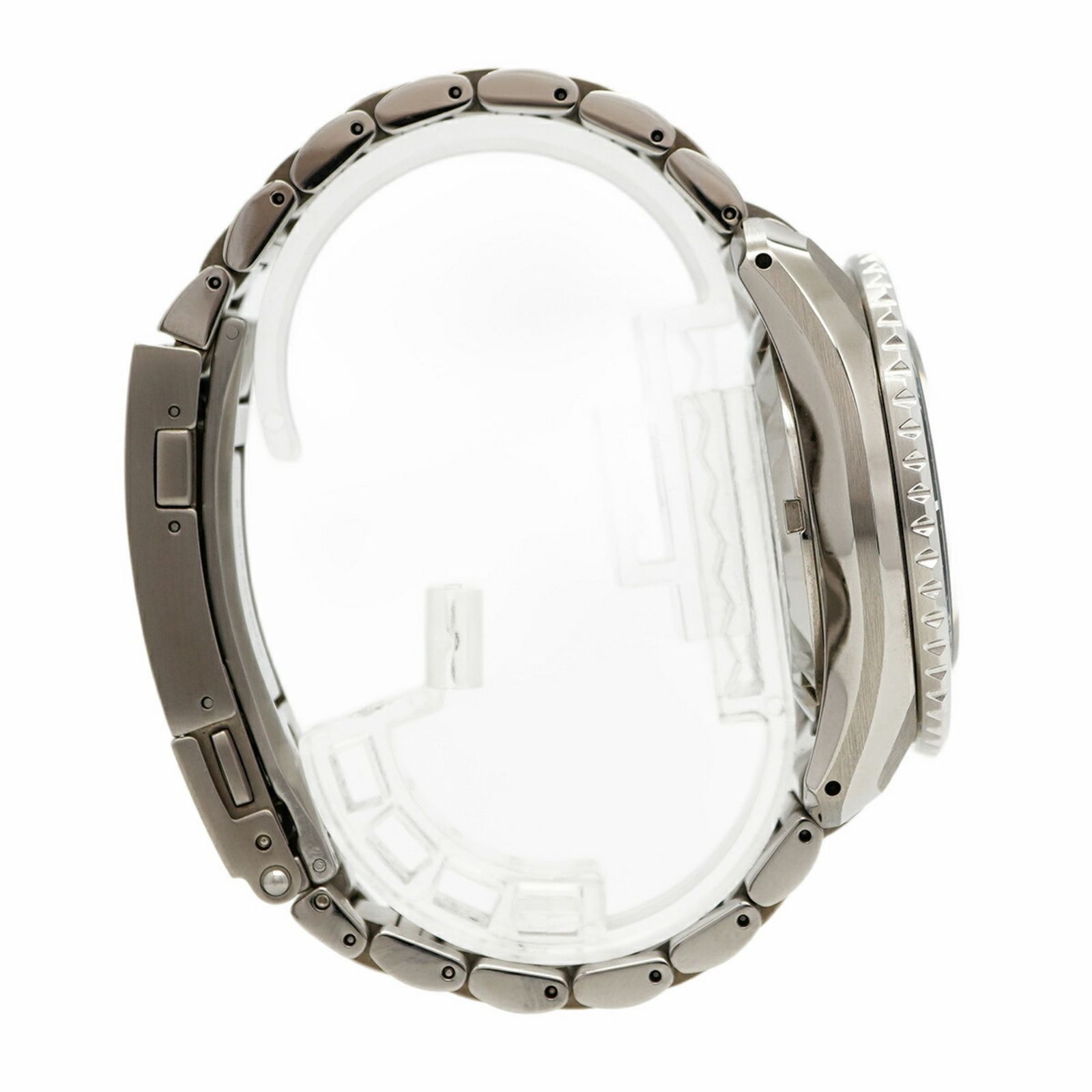 シルバー文字盤腕時計