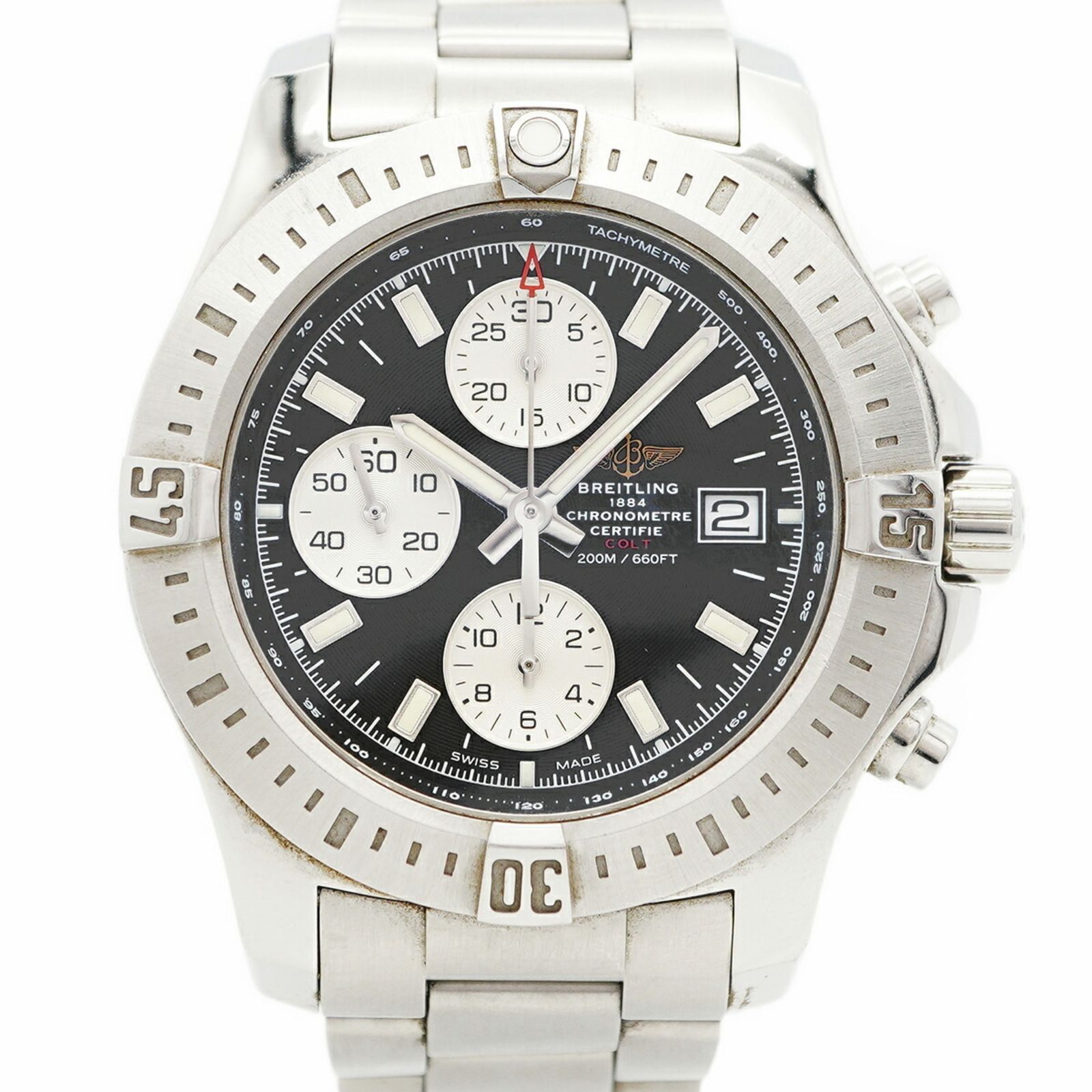 ブライトリング コルト A1338811 黒文字盤腕時計 メンズ