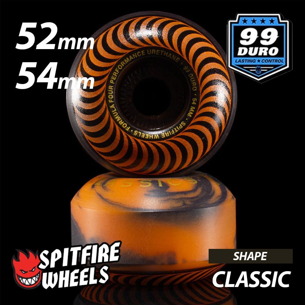新品】SPITFIRE F4 99D DEVILS NIGHT CLASSIC SWIRL 52mm / 54mm