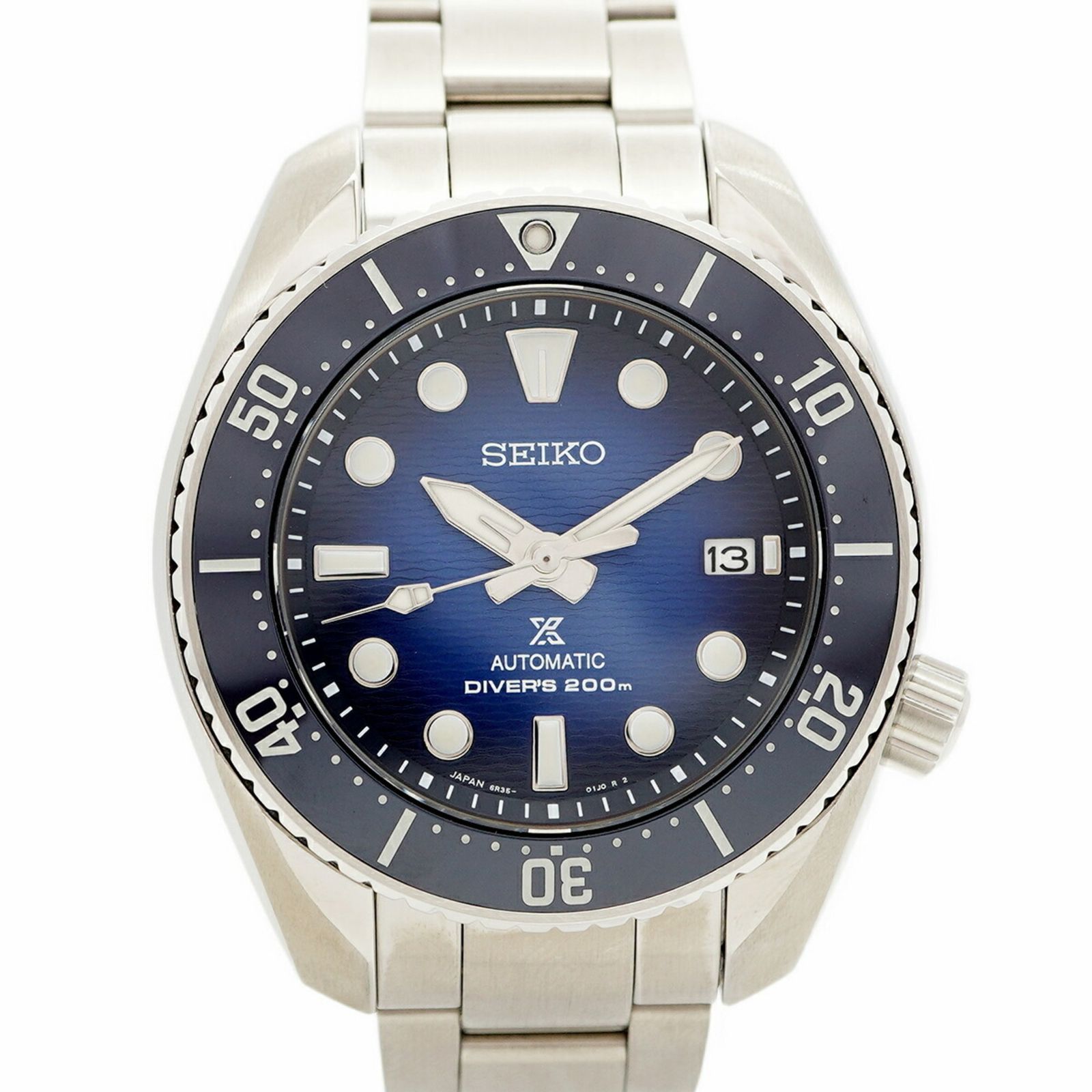 セイコー プロスペックス SPB321J1 青文字盤腕時計 メンズ