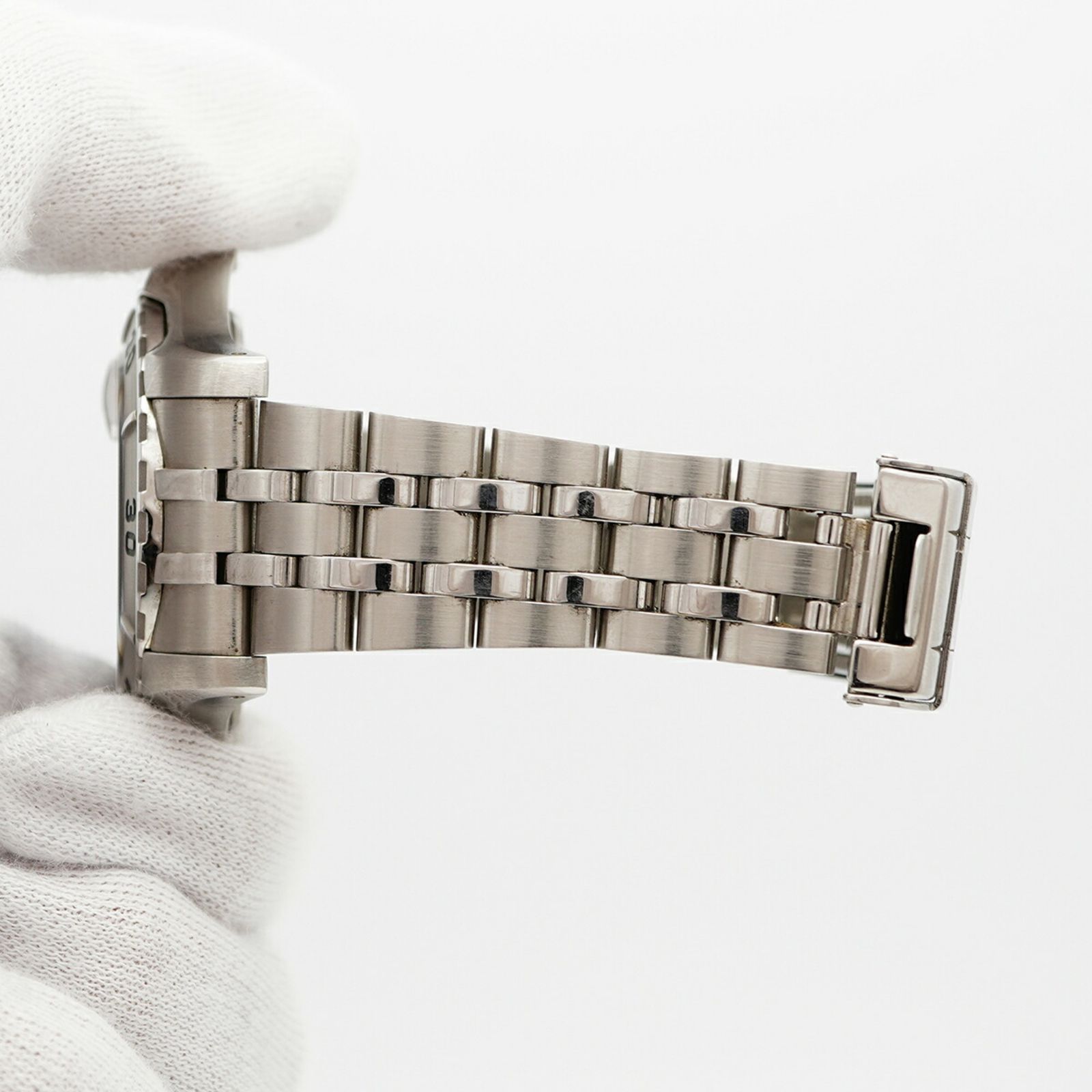 青文字盤腕時計 メンズ