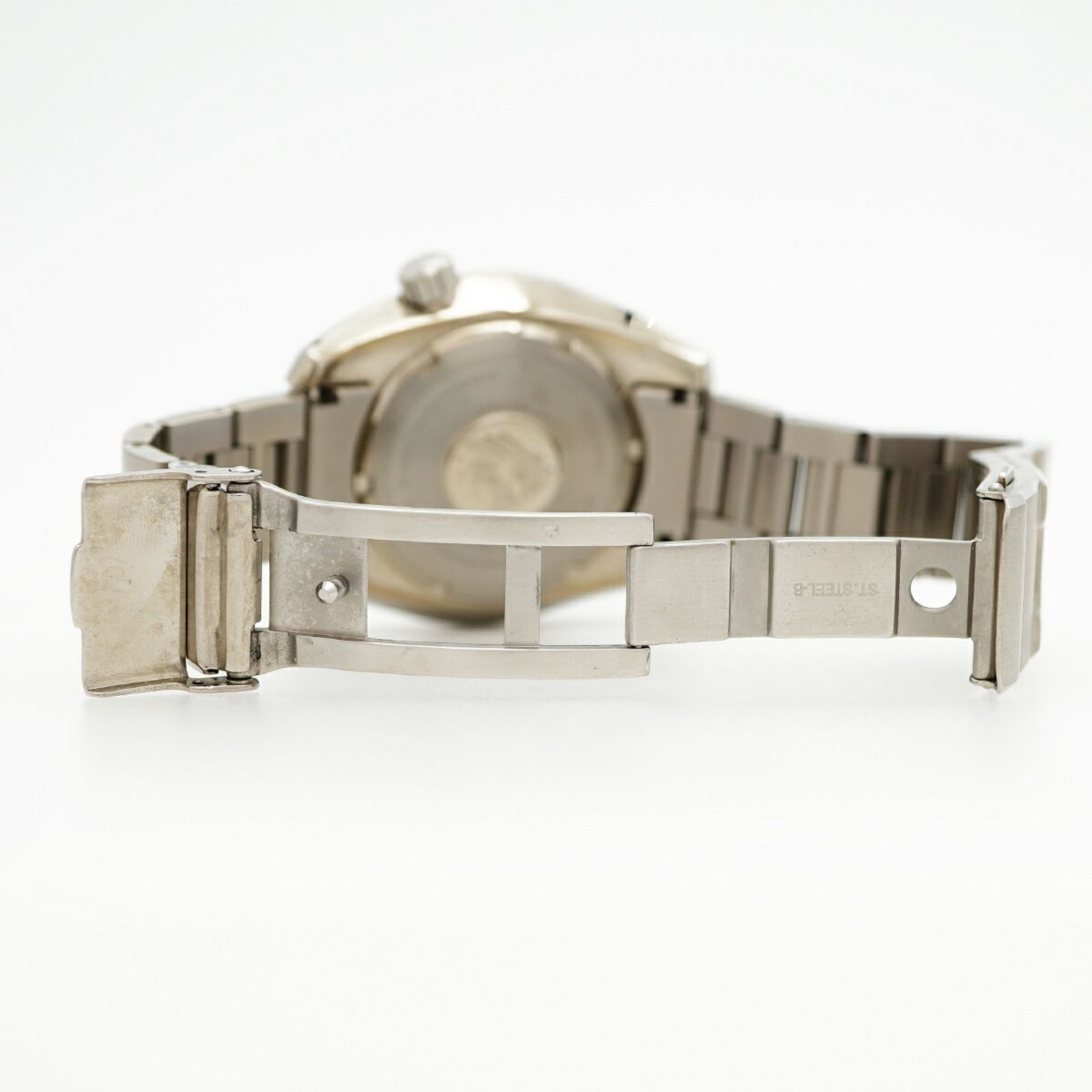 青文字盤腕時計 メンズ