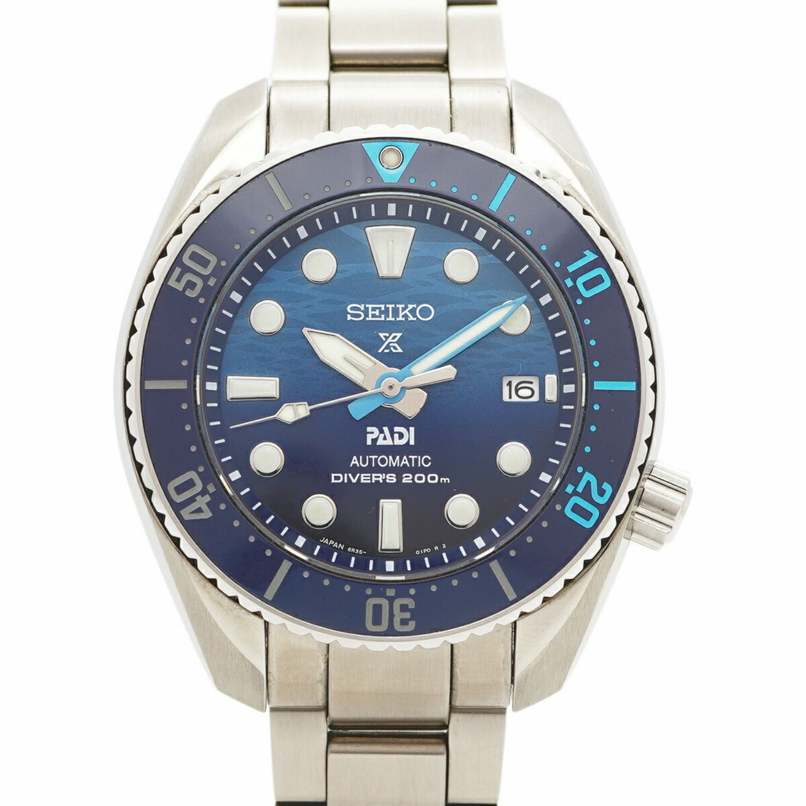 セイコー プロスペックス SBDC189 6R35 02C0 青文字盤腕時計 メンズ
