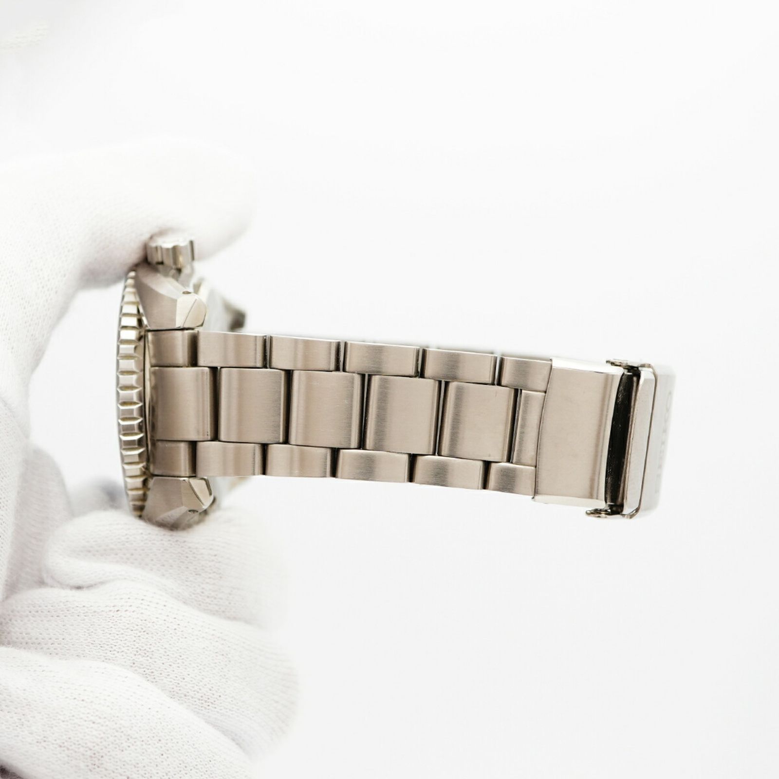 青文字盤腕時計 メンズ