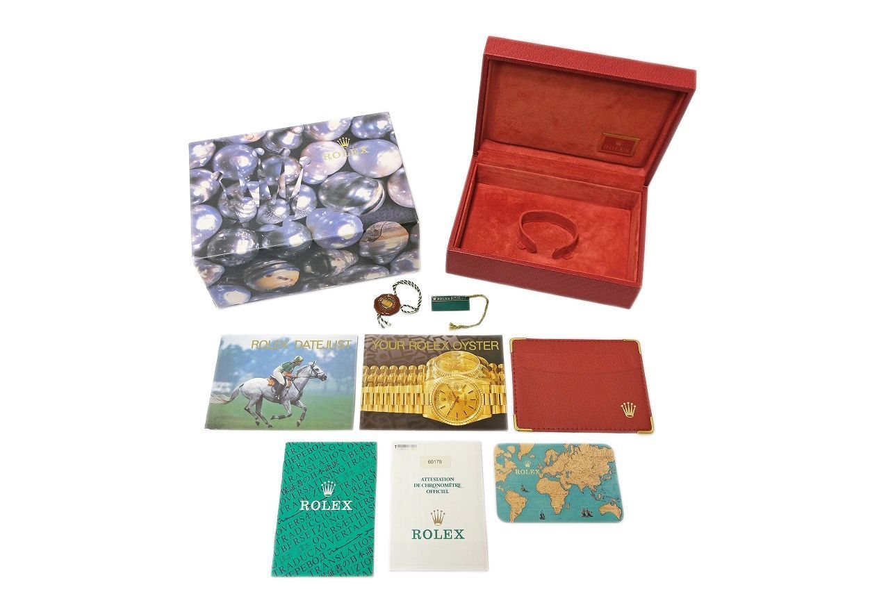 ロレックス レディース デイトジャスト 69179 T番 付属品セット パール