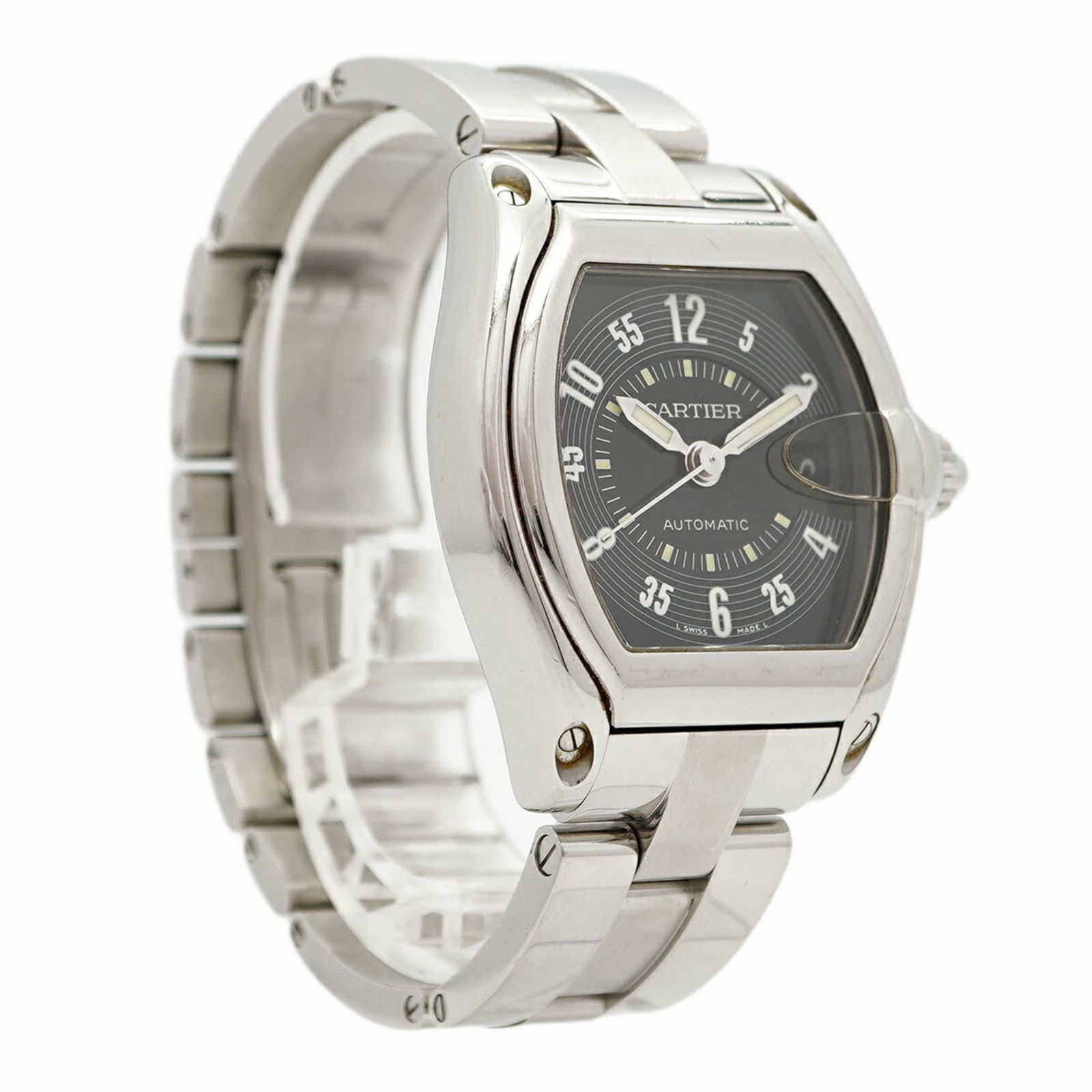 黒文字盤腕時計 メンズ