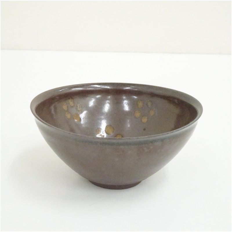 高取焼 十三代 高取八仙造 内梅文茶碗（共箱） 茶道 抹茶 おしゃれ