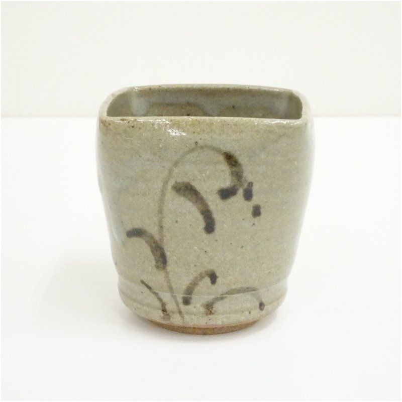 唐津焼 鏡山窯造 火入（共箱） 茶道 茶道具 おしゃれ 火入れ 煙草盆 莨