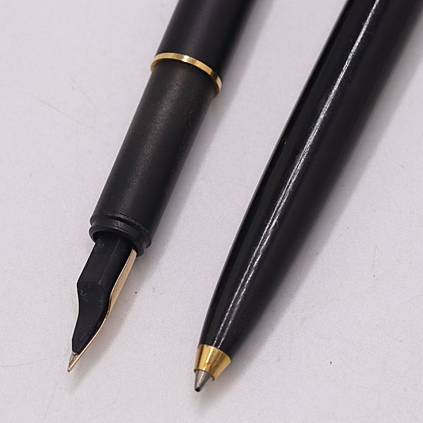 箱付 良品 モンブラン ボールペン 万年筆 2点セット ブラックカラー