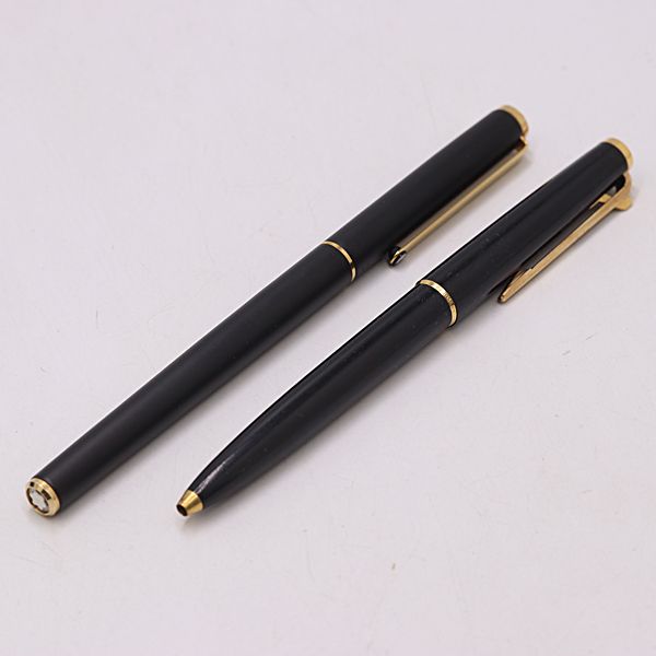 モンブラン ボールペン 万年筆 2点セット ブラックカラー ファッション ブランド小物 2000000 NSK MST