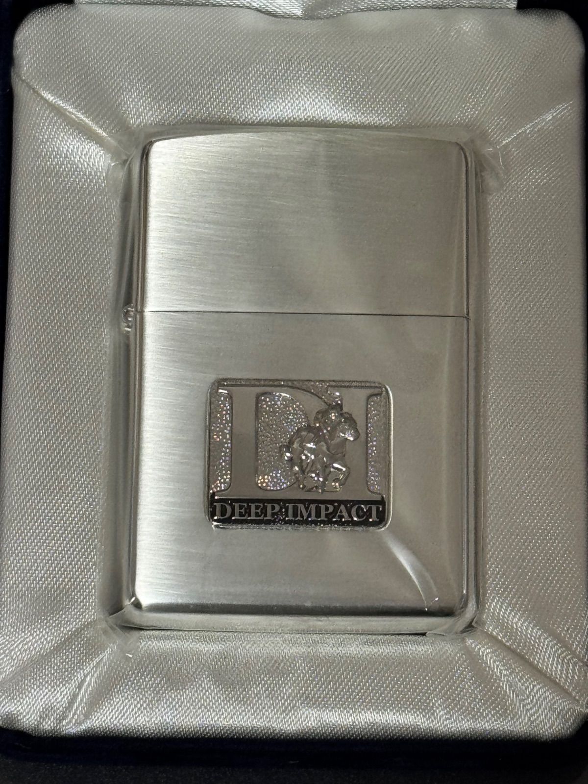 zippo ディープインパクト 銀 メタル 限定品 立体メタル DEEP IMPACT