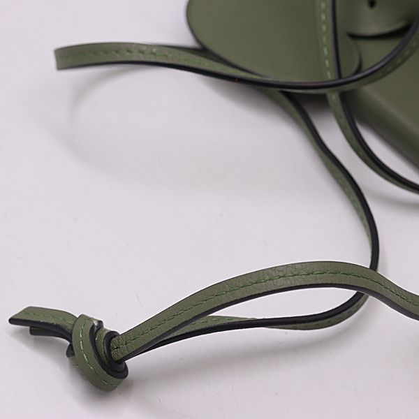 箱付 良品 LOEWE ロエベ エレファント ポケット カーキグリーンカラー