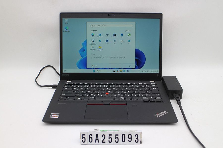 Lenovo ThinkPad X13 Gen1 Ryzen 5 Pro 4650U 2.1GHz/8GB/256GB(SSD)/13.3W/FHD(1920x1080)/Win11 【56A255093】