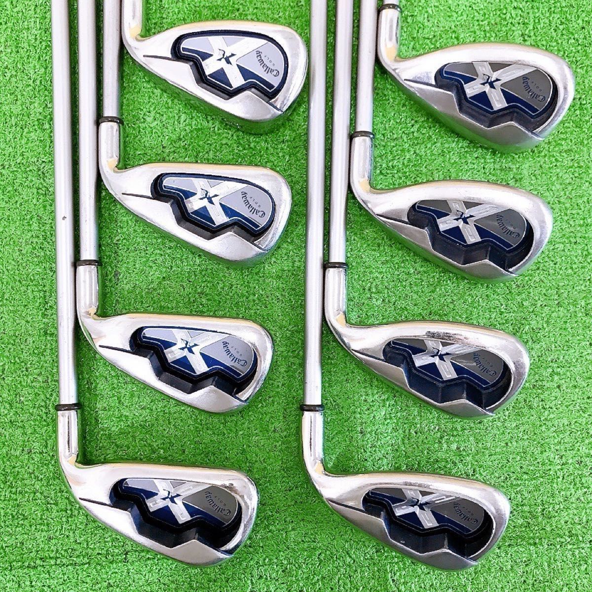 テ01☆キャロウェイ X-18 8本レディースアイアンセットL Callaway 純正