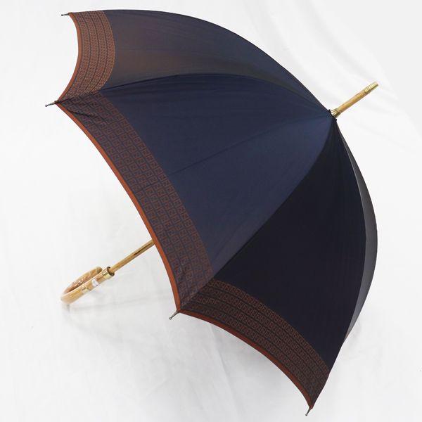 美品 フェンディ ネイビーカラー 長傘 ファッション小物 2000000 NSK