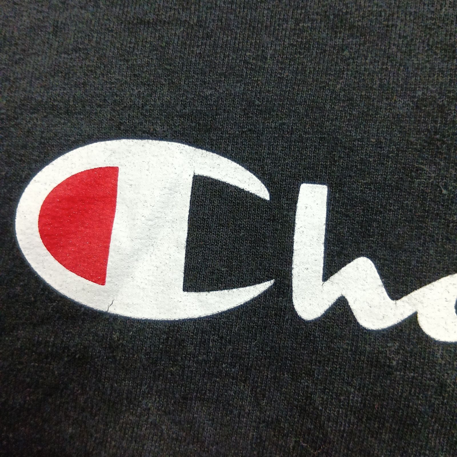 USED】US 古着 Champion チャンピオン ビッグロゴ プルオーバー 